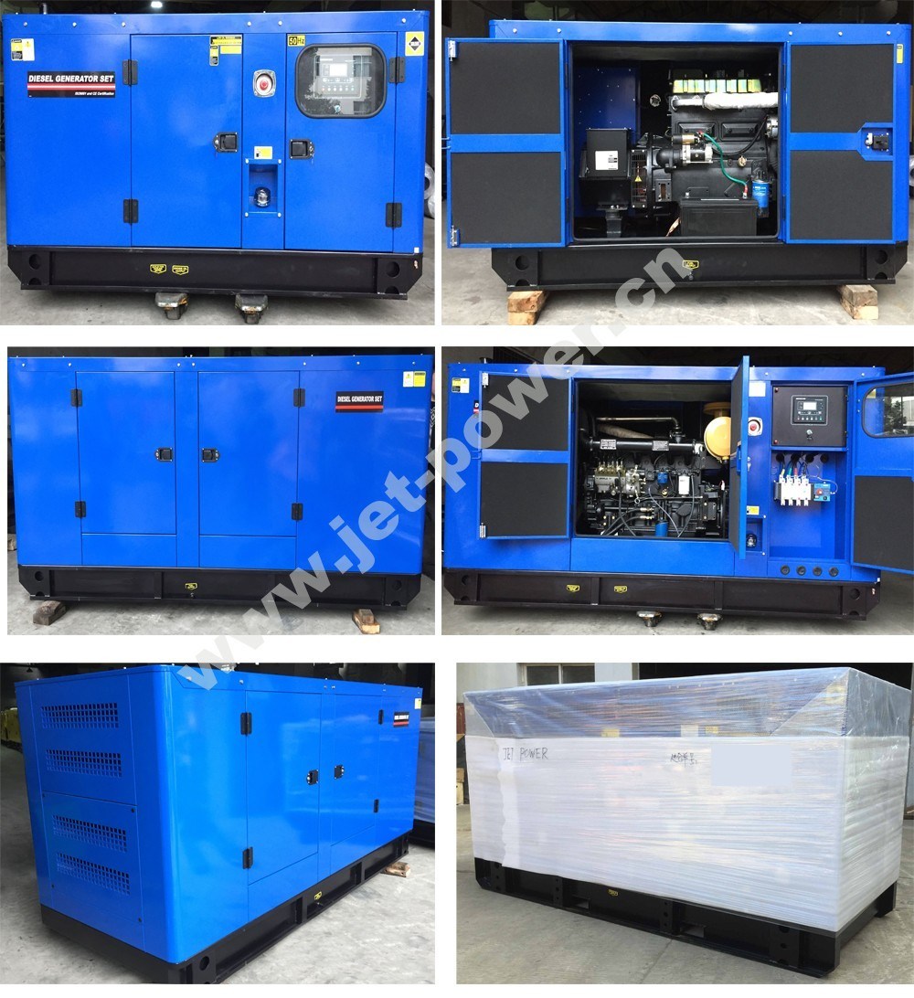 45kVA Silent Diesel Generator Perkins Engine Electric Generator Soundproof Canopy