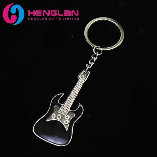 Silver Plated and Enameled Alloy Robot Key Chain Metal Keychain (HL-KC001)