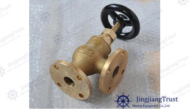 JIS F7302/7304 5kg/Cm2 16kg/Cm2 Cast Bronze Marine Angle Valve