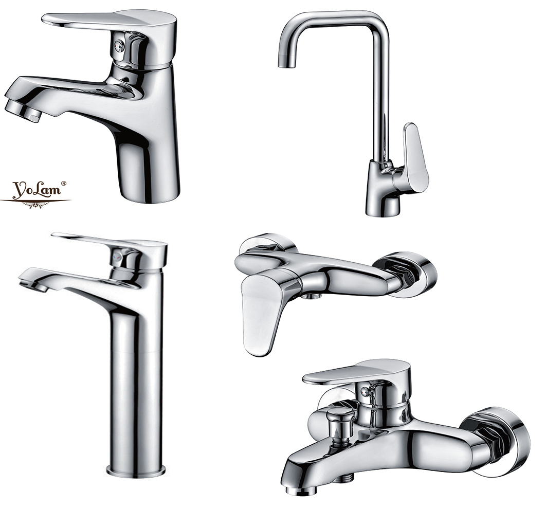 Single Handle Face Wash Basin Bathroom Faucet, Bathroom Faucet for Basin (8018C)