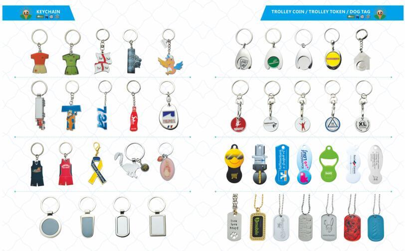 China Manufacture Cheap Wholesale Custom Leather Metal Keychain