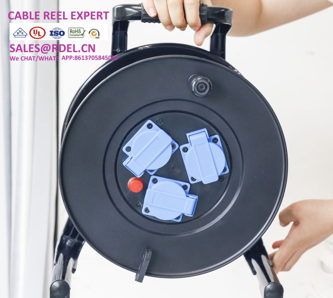 Germany Wire Reel IP20 Cable Reel Drum Garden Cable Reel 16A 250V~ 50m GS Ce Approved