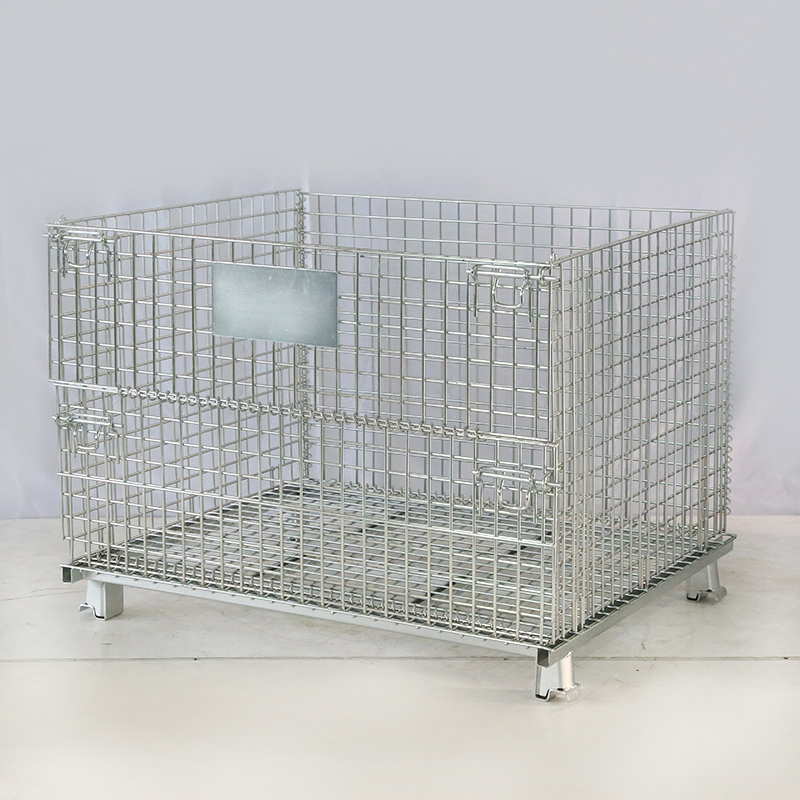 Wire Mesh Container/Storage Stackable Cage/Wire Basket Pallet Container
