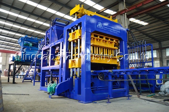 Qt10-15 Automatic and Hydraulic Concrete Interlock Block Machine / Cement Hollow Brick Machine