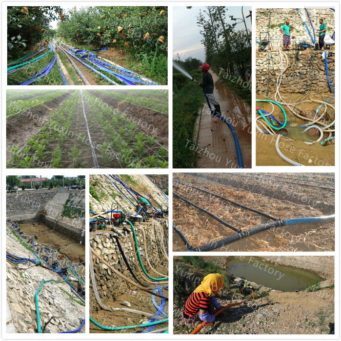 Customize PVC Agriculture Irrigation Flexible Lay Flat Discharge Water Pump Construction Hose