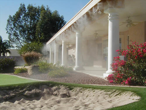 Misting System with 18 Nozzles