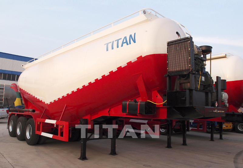 Cement Tankers, Capacity 50 M3, 3 Axles Dry Bulk Tank for Cement