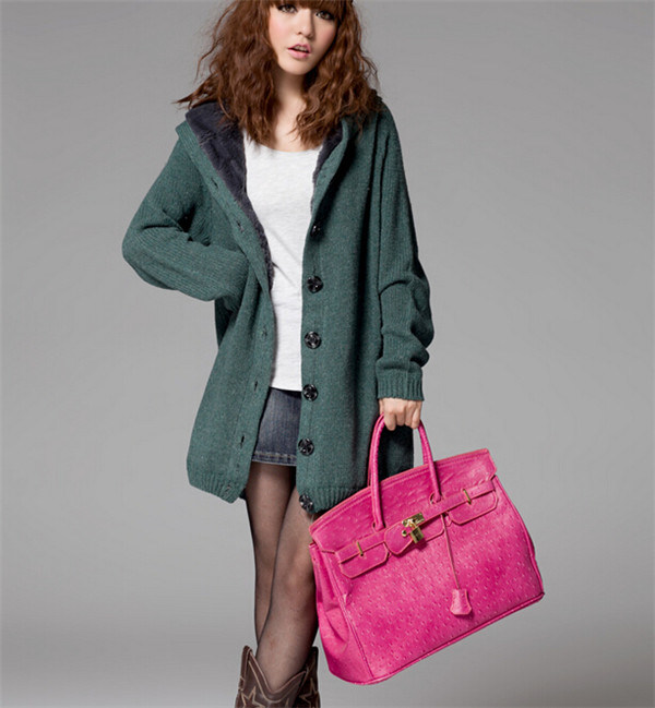 Latest Fashion Winter Women's Long Cardigan Sweater Winter Single Breasted Warm Knitting Coat