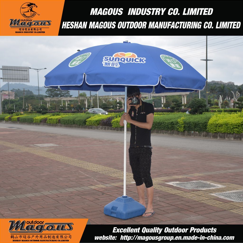 Steel Outdoor Advertising Sun Umbrella