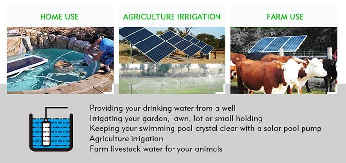 5HP Solar Submersible Pump with Price for Agriculture Farm Irrigation
