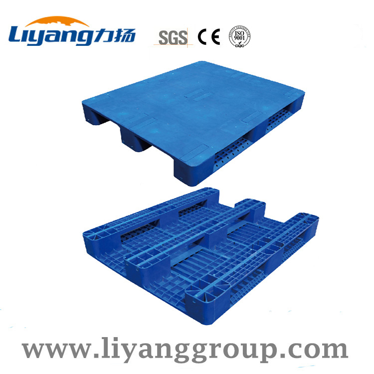 HDPE PP Steel Euro Rackable Reinforced Smooth Flat Feet Rack Recycled Plastic Pallet