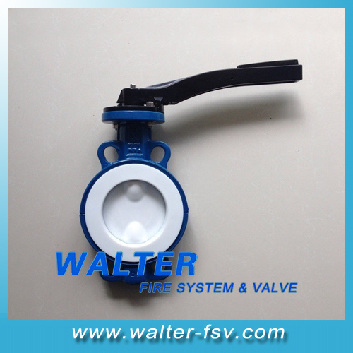 PTFE Lined Butterfly Valve of Wafer Type