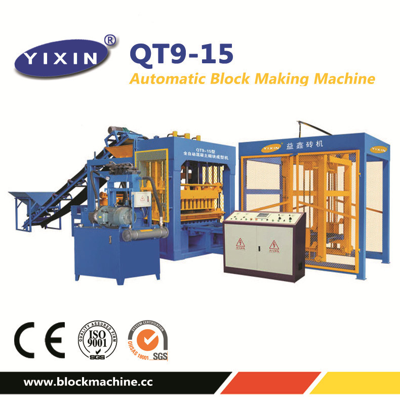 Qt9-15 Intelligent Money-Saving Interlock Block Machine for Kenya