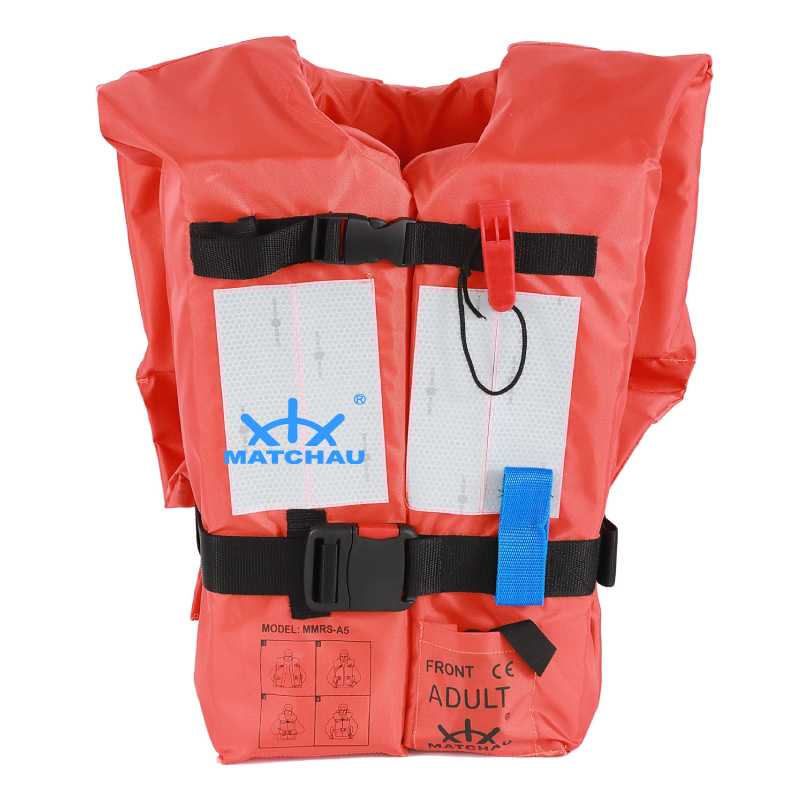 Whole Sale Orange Life Jacket with Reflective Tape