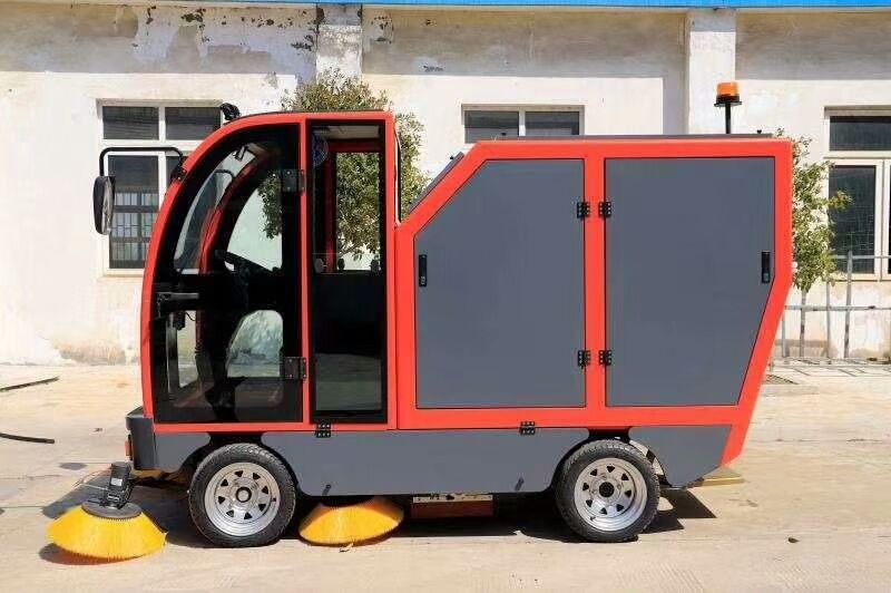 48V Hydraulic System Washing Widht 1.9m Electric Road Sweeper/Cleaner Car for Sales