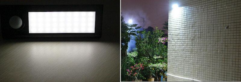 LED Waterproof Sensor Wall Lamp Outdoor Garden Street Solar Light