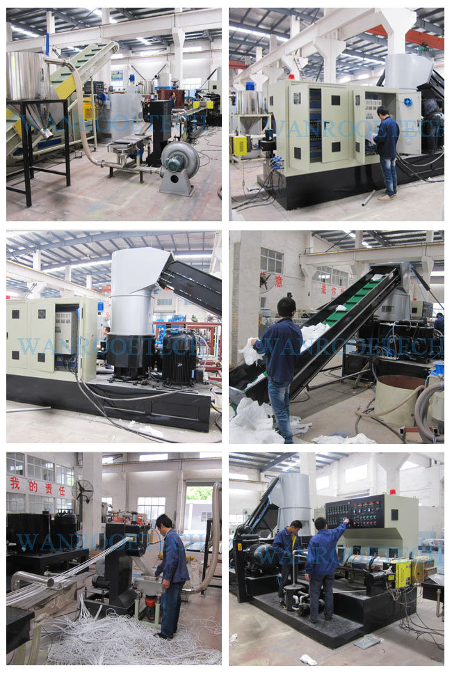 Water Ring Type Plastic Recycling Granulating Machine Production Line