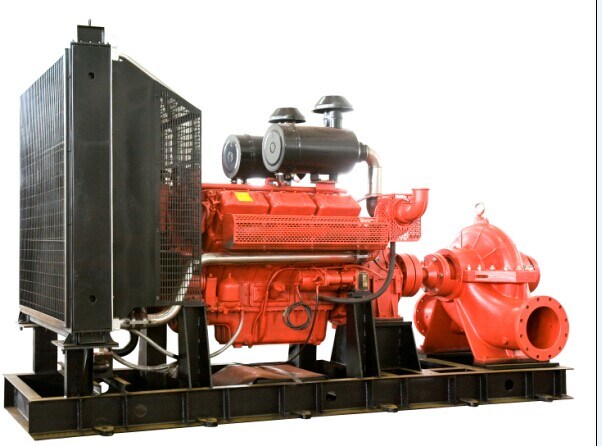 Diesel Engine Drive Fire Pump Double Suction Firefighting Pump 2017