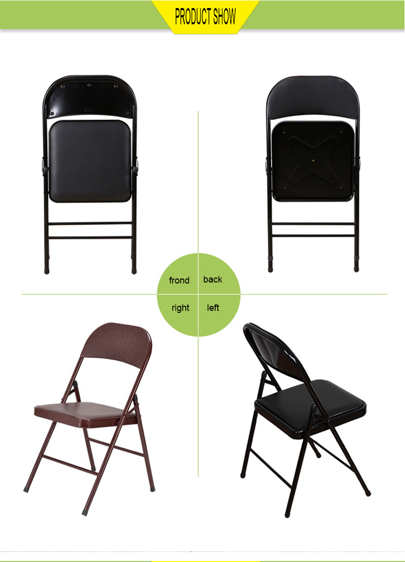 Modern Leisure Chair Garden Furniture Plastic Folding Dining Chair for Hotel/Restaurant/Banquet/Wedding/Outdoor