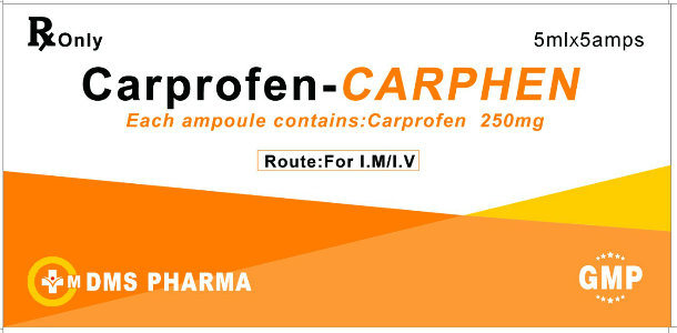 Carprofen Injection Analgesic, Antipyretic and Anti-Inflammatory Agent GMP Factory