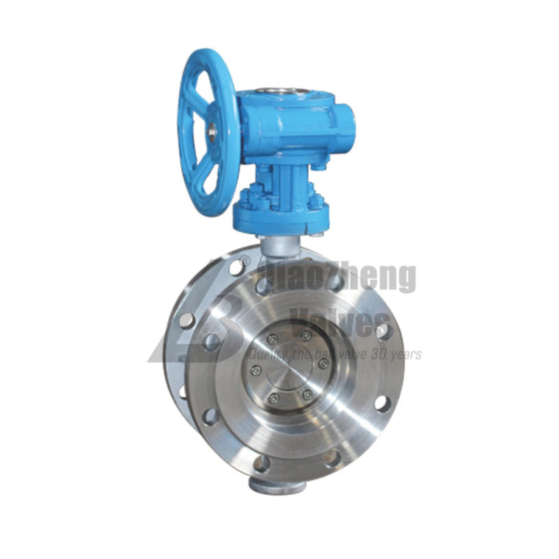 Flanged Multi-Layer Metal Seal Stainless Steel Triple Offset Three-Eccentric Butterfly Valve D343W-25p