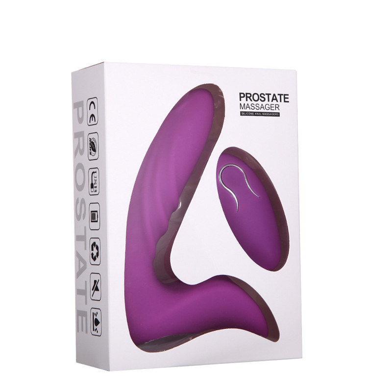 Rechargeable Wireless Anal Sex Probe Prostate Massager Vibrator Plugs Toy