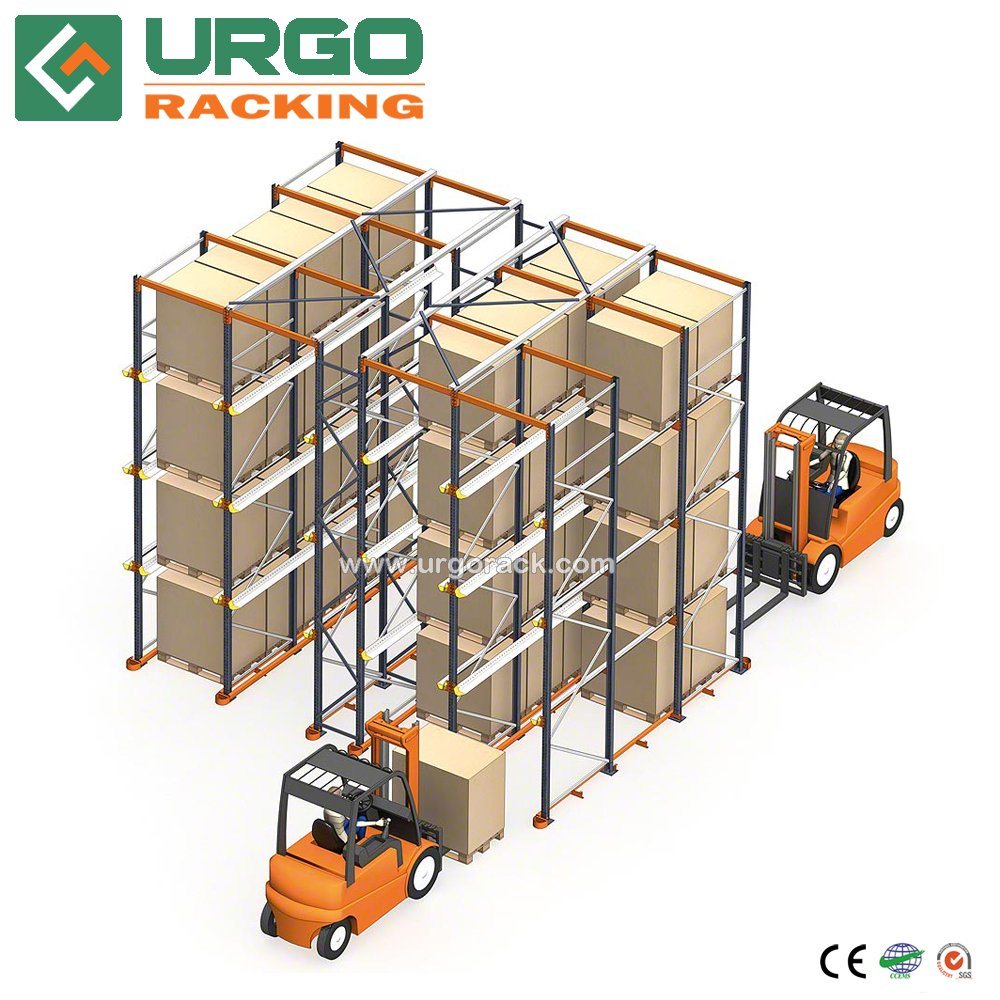 Factory Warehouse Storage Rack Drive in Pallet Rack