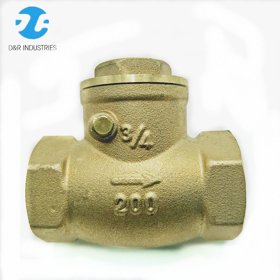 Factory Direct 1/2-2'' Brass Horizontal Non Return Check Valve