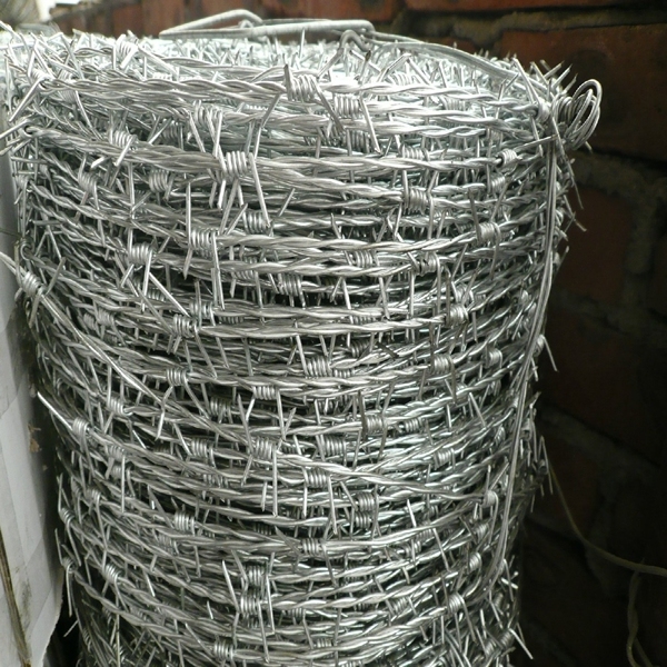 Galvanized / PVC Coated Barbed Wire