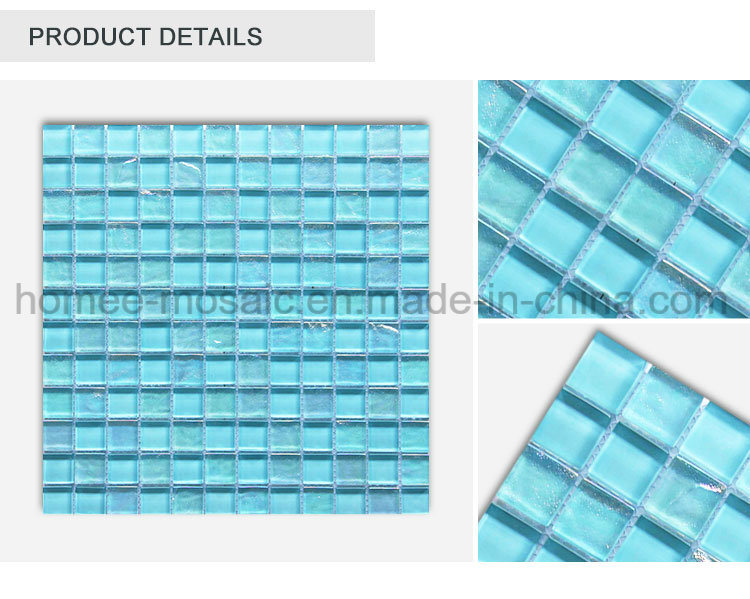 Hot Sale Square Shape Outdoor Blue Color Pool Flooring Mosaic