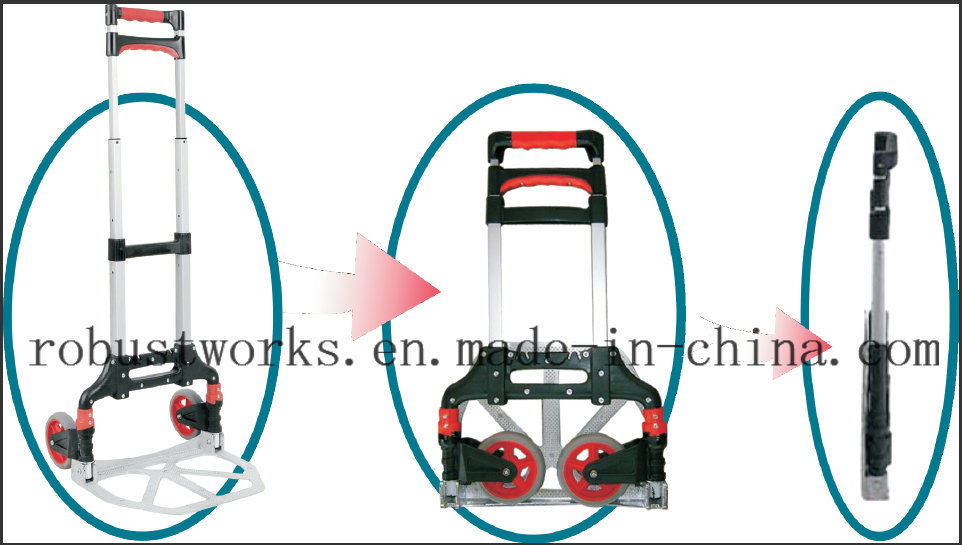 Foldable Aluminium Hand Truck Hand Trolley (HT060A)