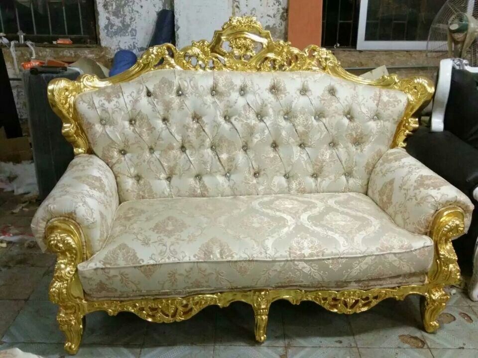 Living Room Sofa Wedding Party Use Royal Event Sofa Soild Wood