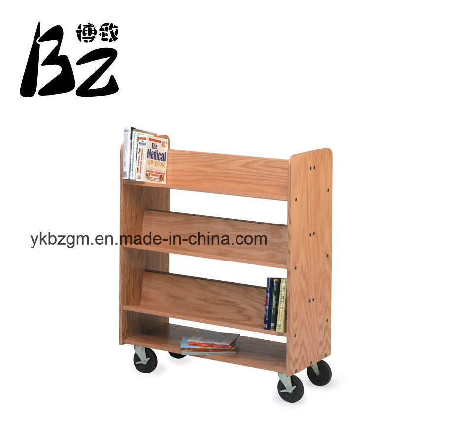 Large Capacity Metal Book Rack Library Furniture (BZ-0159)