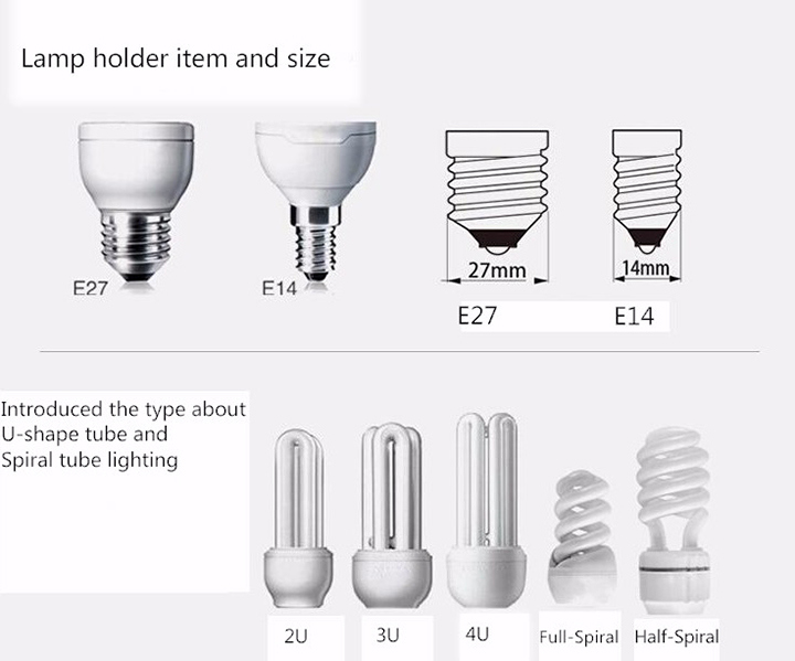 Hot E27 3u Lamp Energy Saving Lighting Bulb 18W Manufacture