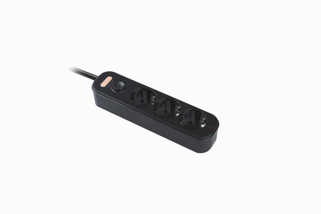 Universal Individual Switch Electric Extension Power Strip (GH3B)