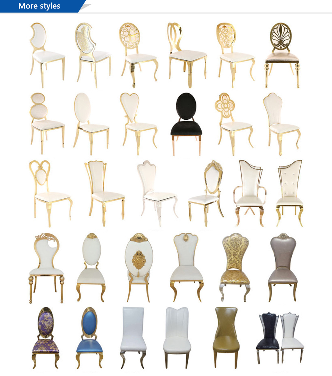 Hotel Hall Furniture Rose Gold Stainless Steel Hotel Lounge Chair