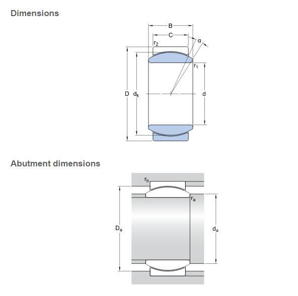 Radial Spherical Plain Bearing Ge200es 2RS