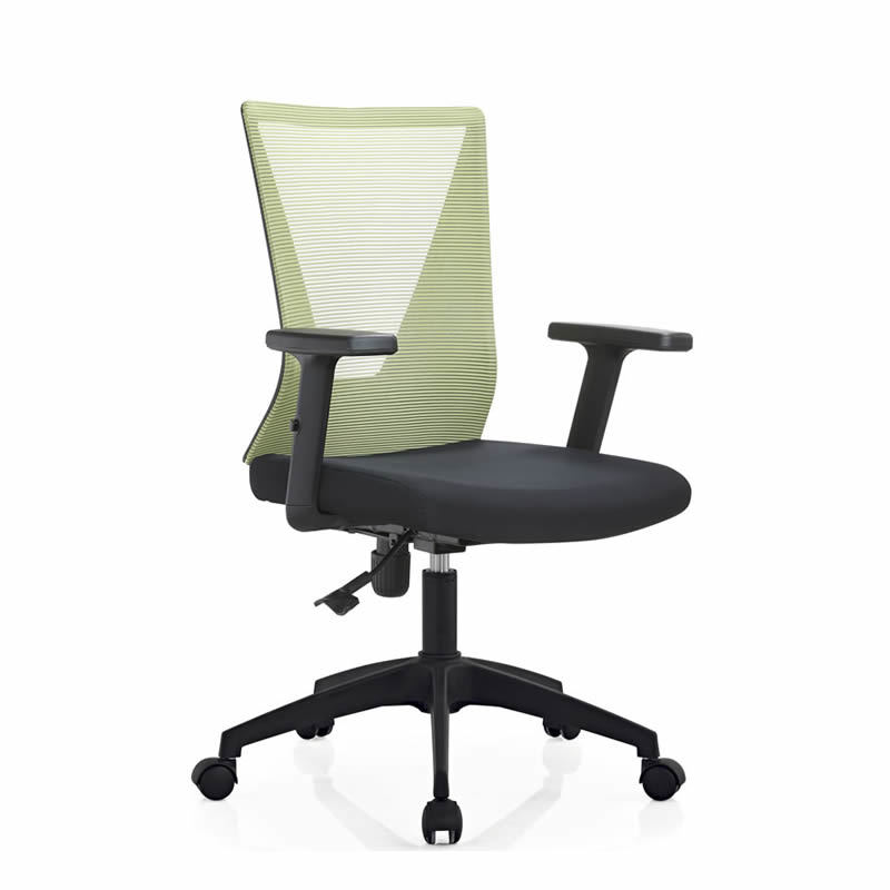 MID Mesh Back White Lift Computer Office Chair for Desks