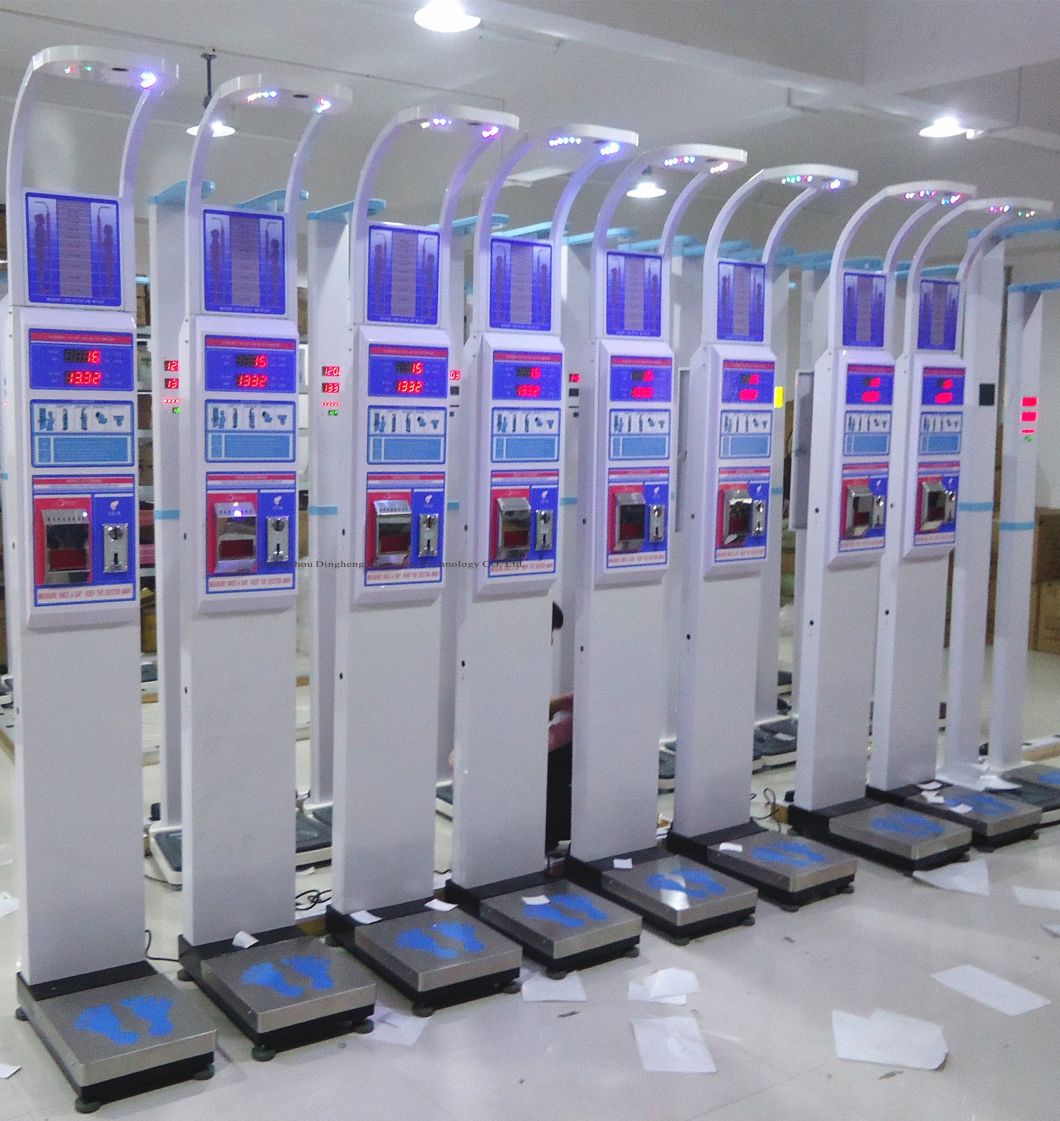 High Quality Health Check Kiosk Scale for Supermarket and Hospital