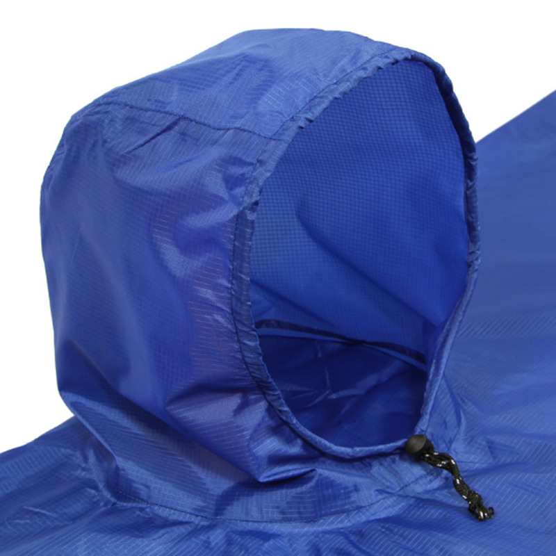 3 in 1 Multifunctional Raincoat Outdoor Travel Rain Poncho Backpack Rain Cover Waterproof Climbing Camping Tent Mat Awning