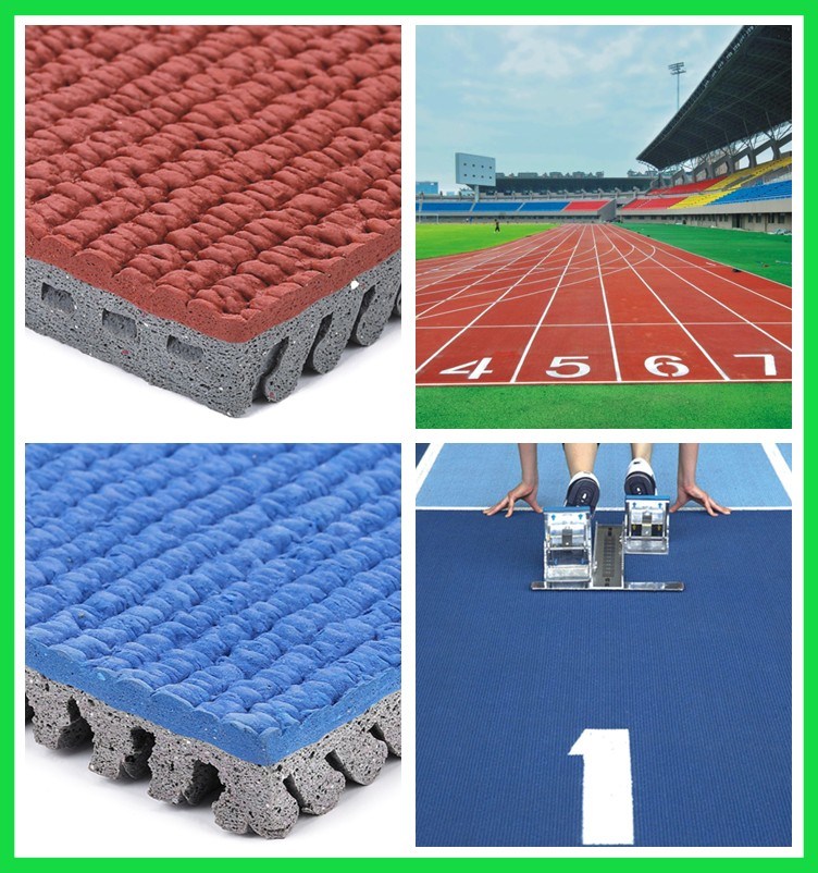 All Weather 13mm Rubber Running Track Mat