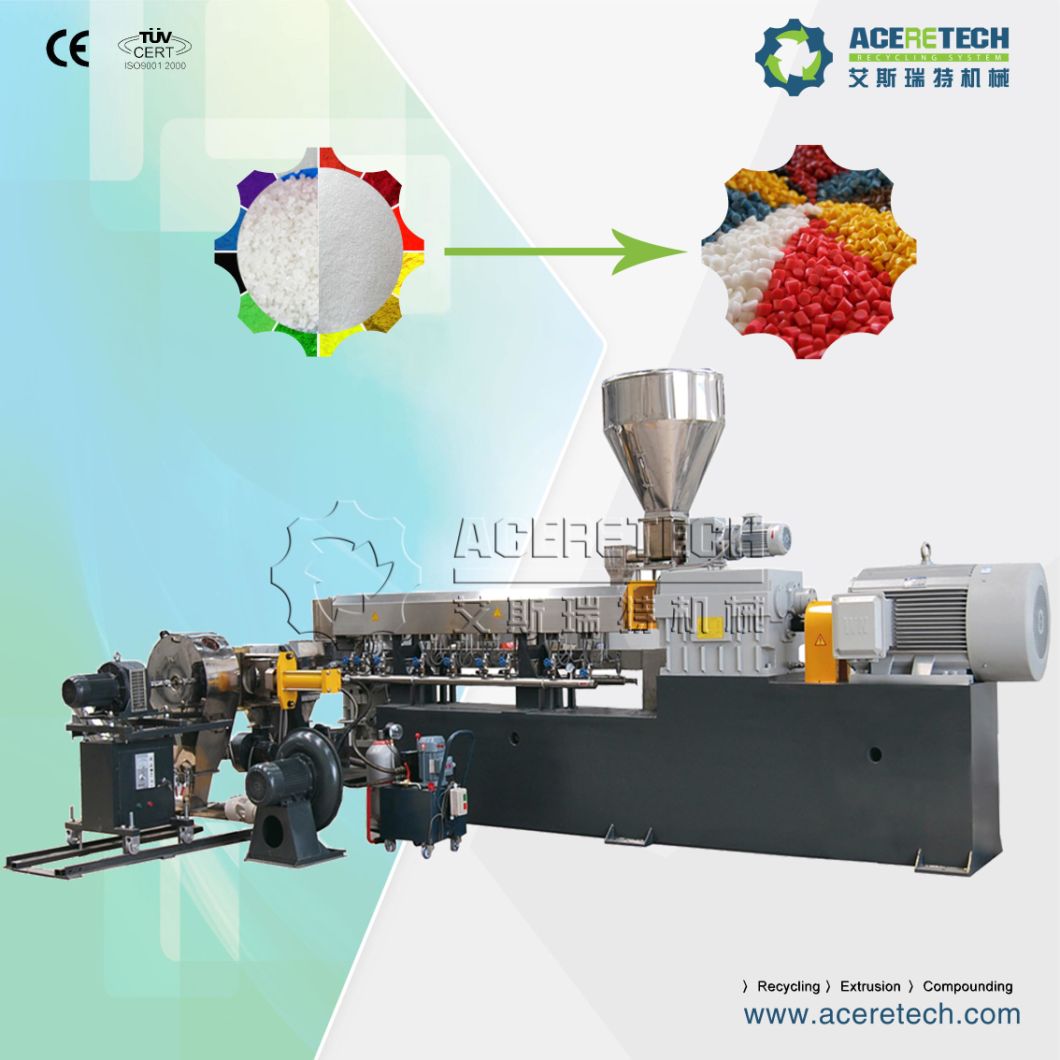 Two-Stage Plastic Extruder for PVC Cable Material Compounding Pelletizing