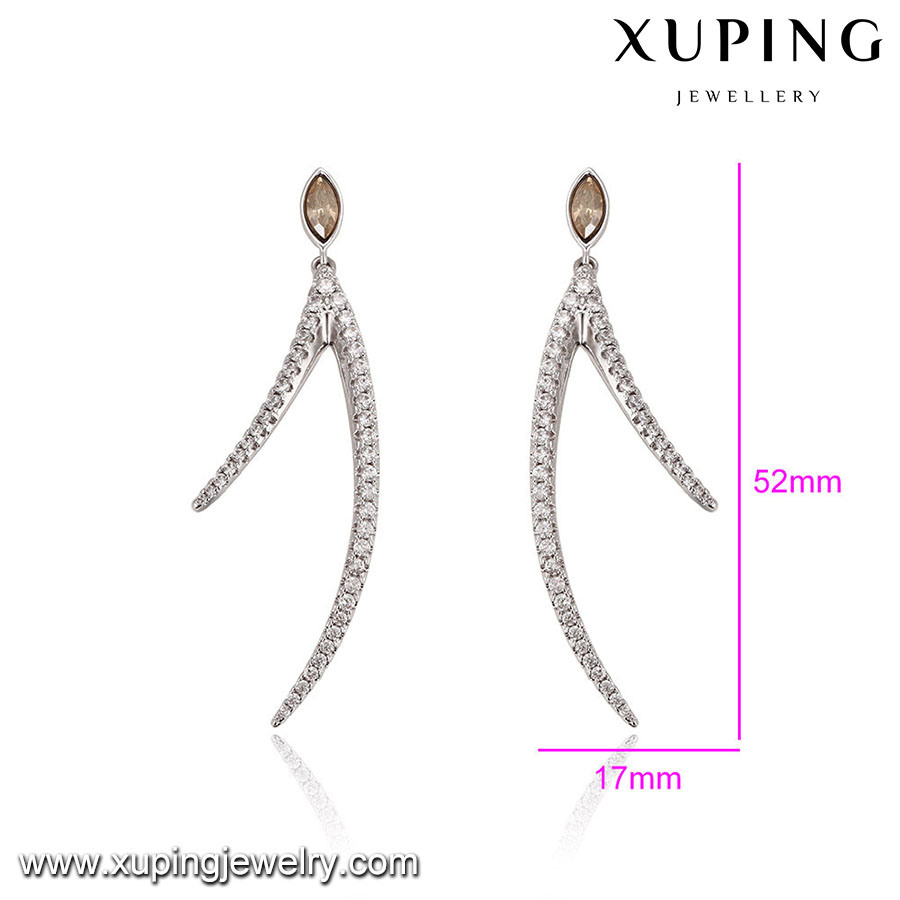 Teenage Fashion Jewelry Simple Triangle Designs Fancy Crystals From Swarovski Stud Earrings for Girls