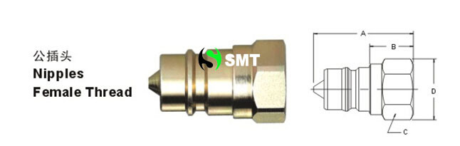 Kze Series Hydraulic Quick Couplings (Steel)