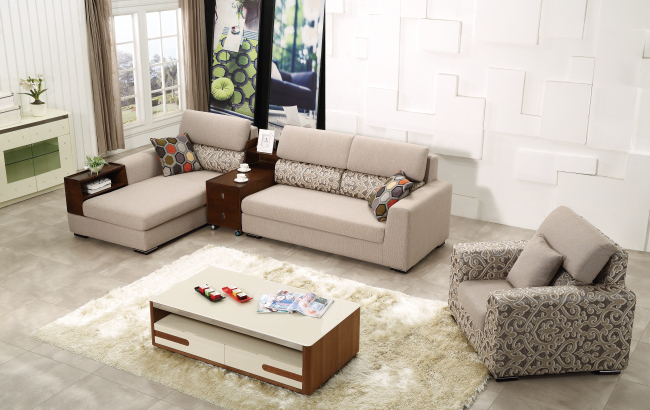 Modern Design Sectional Sofa with High Quality Fabric for Living Room Furniture- Fb1112