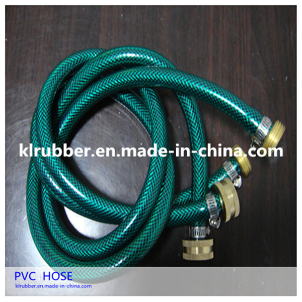 Fiber Reinforced PVC Garden Water Hose with Fitting