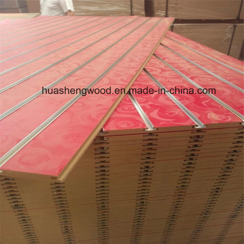 Slotted MDF Board / Slat Wall Panel/ Slot Board for Display