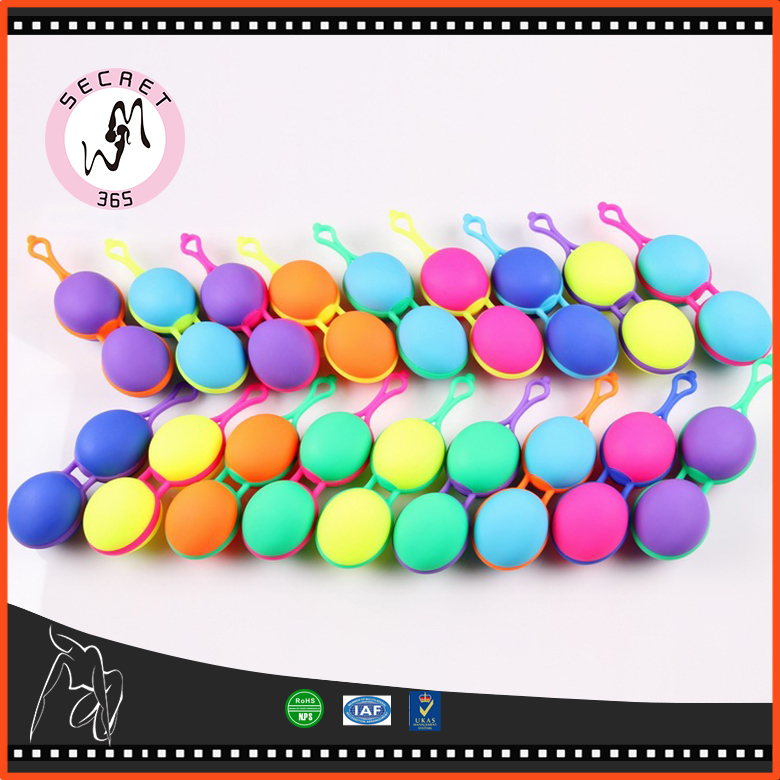 2018 High Quality Low Price Colorful Kegal Ball Ben Wa Ball Kegel Exercise Weights Sex Toys