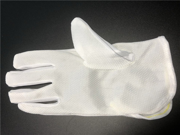 ESD Antistatic Cleanroom Strip PVC Dotted Gloves