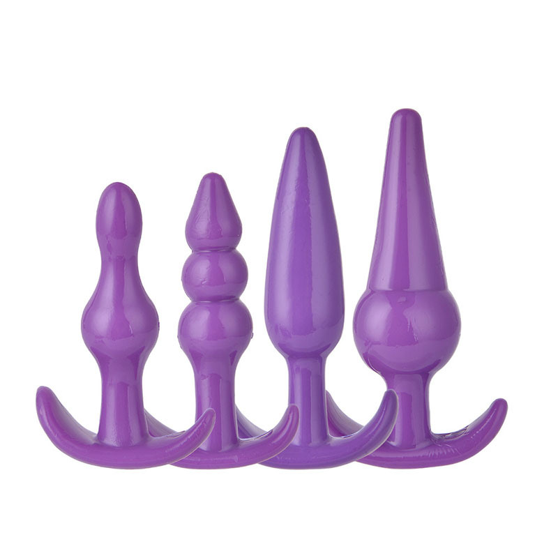 4 Variant Silicone Butt Plug Anal Beads Anal Plug Toys